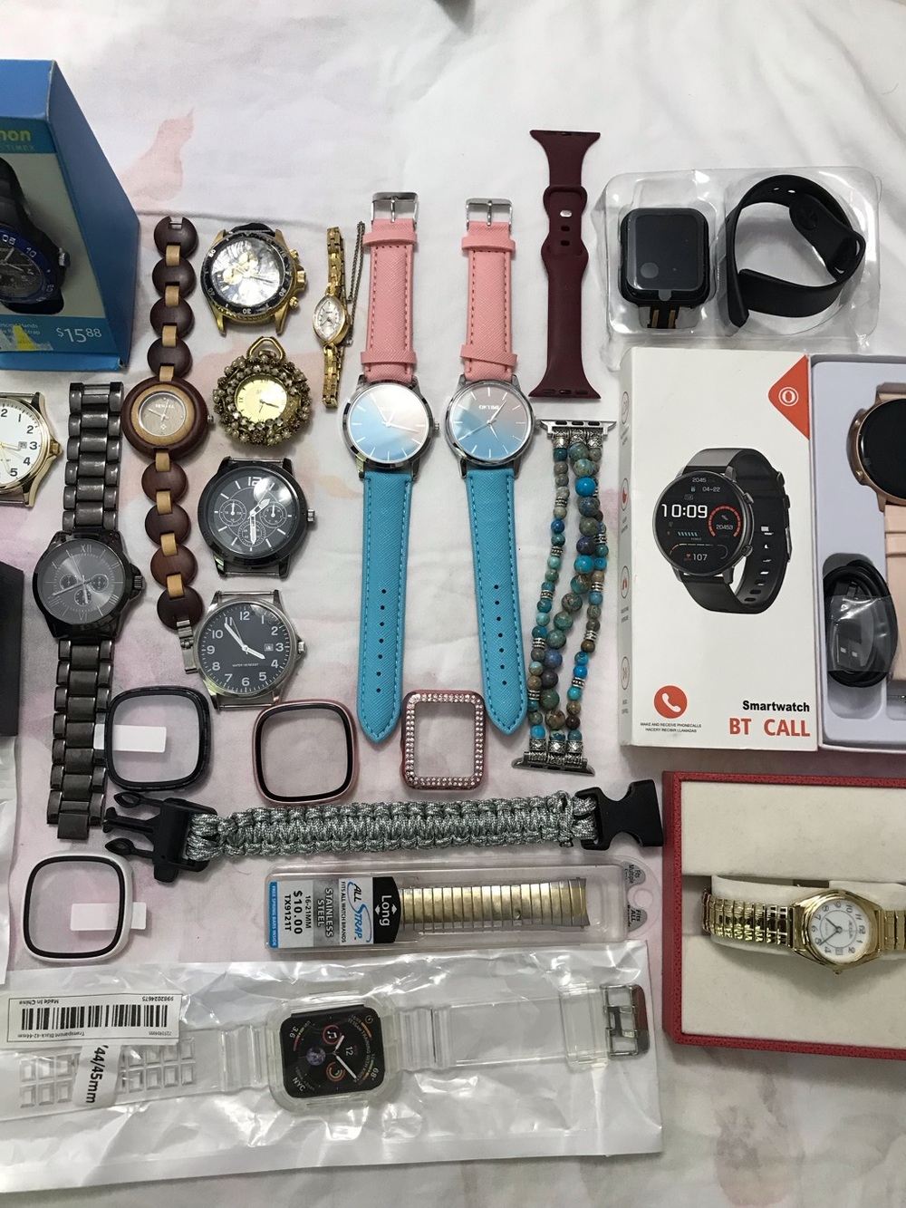 Huge Smart Digital Analog Watch Lot Jewelry Making Crafting Lot 50+ pieces AS IS